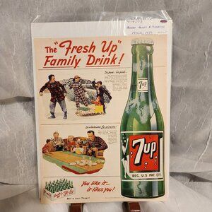 Vintage 7-Up Advertisement - 1950